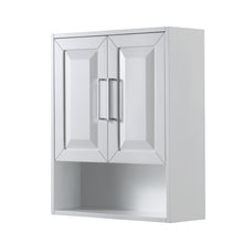 Load image into Gallery viewer, Wyndham Daria Wall-Mounted Storage Cabinet in White- Wyndham