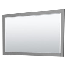 Load image into Gallery viewer, Wyndham Miranda 60 Inch Single Bathroom Vanity in Dark Gray, White Cultured Marble Countertop, Undermount Square Sink, Brushed Gold Trim, 58 Inch Mirror- Wyndham
