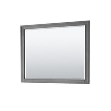 Load image into Gallery viewer, Wyndham Margate 48 Inch Single Bathroom Vanity in Dark Gray, White Carrara Marble Countertop, Undermount Oval Sink, and 44 Inch Mirror- Wyndham