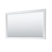 Load image into Gallery viewer, Wyndham Margate 60 Inch Single Bathroom Vanity in White, No Countertop, No Sink, and 56 Inch Mirror- Wyndham