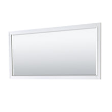 Load image into Gallery viewer, Wyndham Margate 80 Inch Double Bathroom Vanity in White, No Countertop, No Sink, and 70 Inch Mirror- Wyndham