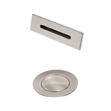 Load image into Gallery viewer, Wyndham Brushed Nickel Universal Square Bathtub Trim Kit- Wyndham