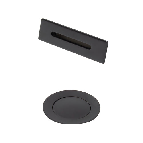 Wyndham Matte Black Universal Square Bathtub Trim Kit- Wyndham