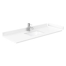 Load image into Gallery viewer, Wyndham Beckett 54 Inch Single Bathroom Vanity in Dark Gray, White Cultured Marble Countertop, Undermount Square Sink, No Mirror- Wyndham