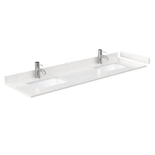 Load image into Gallery viewer, Wyndham Miranda 72 Inch Double Bathroom Vanity in Dark Gray, Light-Vein Carrara Cultured Marble Countertop, Undermount Square Sinks, Brushed Nickel Trim, 70 Inch Mirror- Wyndham