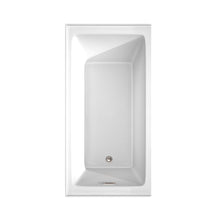 Load image into Gallery viewer, Wyndham Grayley 60 x 30 Inch Alcove Bathtub in White with Left-Hand Drain and Overflow Trim in Brushed Nickel- Wyndham