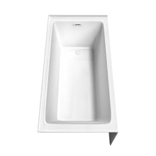 Load image into Gallery viewer, Wyndham Grayley 60 x 30 Inch Alcove Bathtub in White with Right-Hand Drain and Overflow Trim in Shiny White- Wyndham