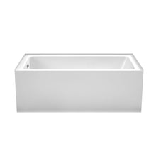 Load image into Gallery viewer, Wyndham Grayley 60 x 32 Inch Alcove Bathtub in White with Left-Hand Drain and Overflow Trim in Polished Chrome- Wyndham