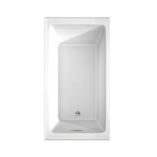 Load image into Gallery viewer, Wyndham Grayley 60 x 32 Inch Alcove Bathtub in White with Left-Hand Drain and Overflow Trim in Brushed Nickel- Wyndham