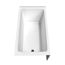 Load image into Gallery viewer, Wyndham Grayley 60 x 32 Inch Alcove Bathtub in White with Left-Hand Drain and Overflow Trim in Matte Black- Wyndham