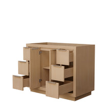 Load image into Gallery viewer, Wyndham Maroni 42 Inch Single Bathroom Vanity in Light Straw, No Countertop, No Sink- Wyndham