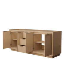 Load image into Gallery viewer, Wyndham Maroni 80 Inch Double Bathroom Vanity in Light Straw, No Countertop, No Sink- Wyndham