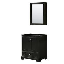 Load image into Gallery viewer, Wyndham Deborah 30 Inch Single Bathroom Vanity in Dark Espresso, No Countertop, No Sink, and Medicine Cabinet- Wyndham
