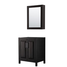 Load image into Gallery viewer, Wyndham Daria 30 Inch Single Bathroom Vanity in Dark Espresso, No Countertop, No Sink, and Medicine Cabinet- Wyndham