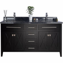 Load image into Gallery viewer, Wimbledon - 60 -  Cabinet with Black Wood Countertop- Laviva