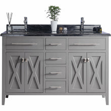 Load image into Gallery viewer, Wimbledon - 60 -  Cabinet with Black Wood Countertop- Laviva