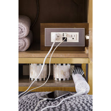 Load image into Gallery viewer, James Martin Columbia 59&quot; Latte Oak - Radiant Gold Double Vanity