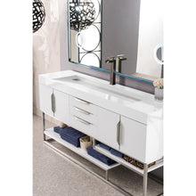 Load image into Gallery viewer, James Martin Columbia 72&quot; Glossy White Single Vanity
