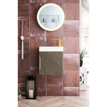 Load image into Gallery viewer, James Martin Columbia 16&quot; Ash Gray Single Vanity