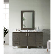 Load image into Gallery viewer, James Martin Metropolitan 60&quot; Silver Oak Single Vanity
