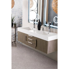 Load image into Gallery viewer, James Martin Mercer Island 59&quot; Ash Gray Double Vanity