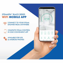 Load image into Gallery viewer, Black Series Wifi and Bluetooth 10.5kW QuickStart Steam Bath Generator Package in Polished Chrome- SteamSpa