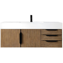 Load image into Gallery viewer, James Martin Mercer Island 48&quot; Latte Oak - Matte Black Single Vanity- James Martin