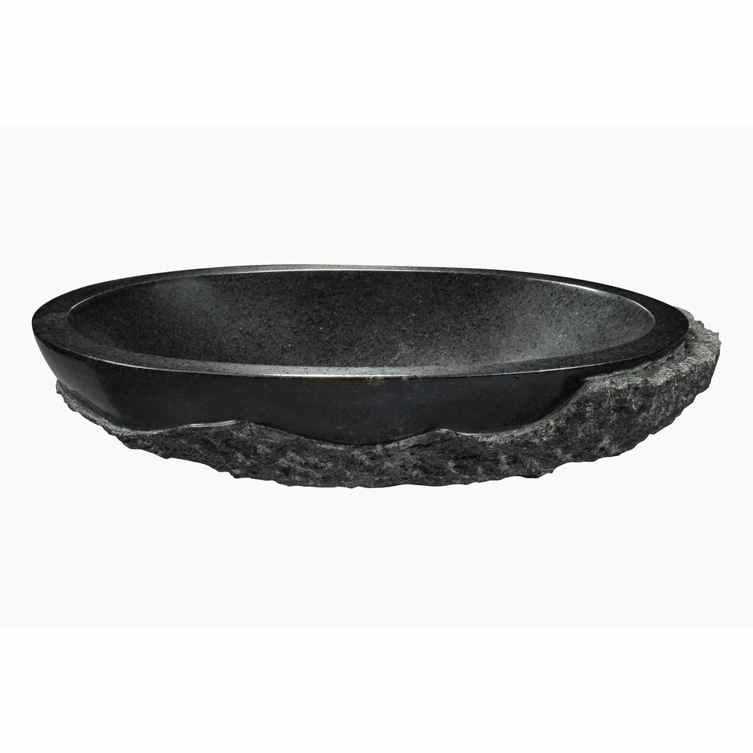 Dragons Peak Vessel Sink in Mandy Black- Anzzi