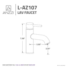 Load image into Gallery viewer, Valle Single Hole Single Handle Bathroom Faucet in Oil Rubbed Bronze- Anzzi