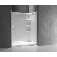 Load image into Gallery viewer, Lex-Class 60 in. x 36 in. x 74 in. 3-piece DIY Friendly Alcove Shower Surround in White- Anzzi