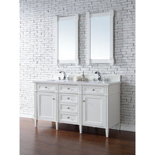 Load image into Gallery viewer, James Martin Brittany 60&quot;  Bright White Double Vanity