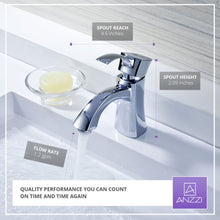 Load image into Gallery viewer, Alto Series Single Hole Single-Handle Mid-Arc Bathroom Faucet in Polished Chrome- Anzzi