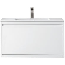 Load image into Gallery viewer, James Martin Milan 35.4&quot; Glossy White Single Vanity- James Martin