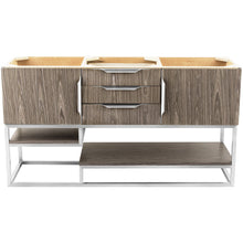 Load image into Gallery viewer, James Martin Columbia 59&quot; Ash Gray Double Vanity- James Martin