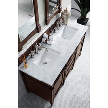 Load image into Gallery viewer, James Martin Brittany 60&quot;Burnished Mahogany Double Vanity