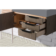 Load image into Gallery viewer, James Martin Mercer Island 36&quot; Ash Gray - Matte Black Single Vanity