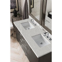 Load image into Gallery viewer, James Martin Metropolitan 60&quot; Silver Oak Double Vanity