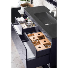 Load image into Gallery viewer, James Martin Milan 47.3&quot; Modern Grey Glossy Single Vanity