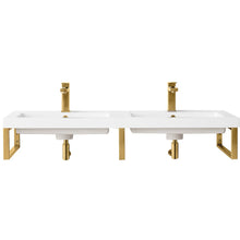 Load image into Gallery viewer, James Martin Three Boston 18&quot; Radiant Gold Wall Brackets- James Martin
