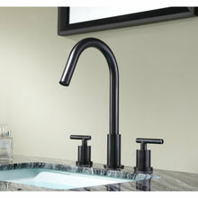 Load image into Gallery viewer, Spartan 8 in. Widespread 2-Handle Bathroom Faucet in Oil Rubbed Bronze- Anzzi
