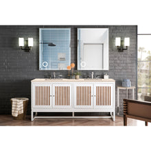 Load image into Gallery viewer, James Martin Athens 72&quot; Glossy White Double Vanity