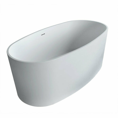 Atlantis Whirlpools Kurow 32 x 62 Artificial Stone Freestanding Bathtub- Atlantis Whirlpools