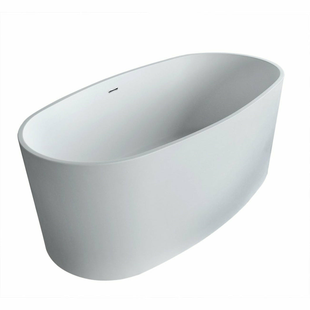 Atlantis Whirlpools Kurow 32 x 62 Artificial Stone Freestanding Bathtub- Atlantis Whirlpools