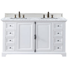 Load image into Gallery viewer, James Martin Providence 60&quot; Bright White Double Vanity- James Martin