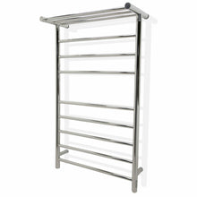 Load image into Gallery viewer, Eve 8-Bar Stainless Steel Wall Mounted Electric Towel Warmer Rack in Polished Chrome- Anzzi