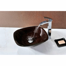 Load image into Gallery viewer, Cansa Series Deco-Glass Vessel Sink in Rich Timber- Anzzi