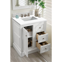 Load image into Gallery viewer, James Martin De Soto 30&quot; Bright White Single Vanity