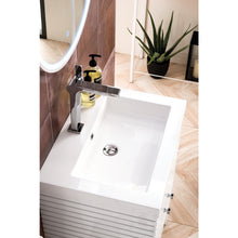 Load image into Gallery viewer, James Martin Linden 24&quot; Glossy White Single Vanity Cabinet