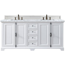 Load image into Gallery viewer, James Martin Providence 72&quot; Bright White Double Vanity- James Martin