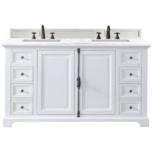 Load image into Gallery viewer, James Martin Providence 60&quot; Bright White Double Vanity- James Martin